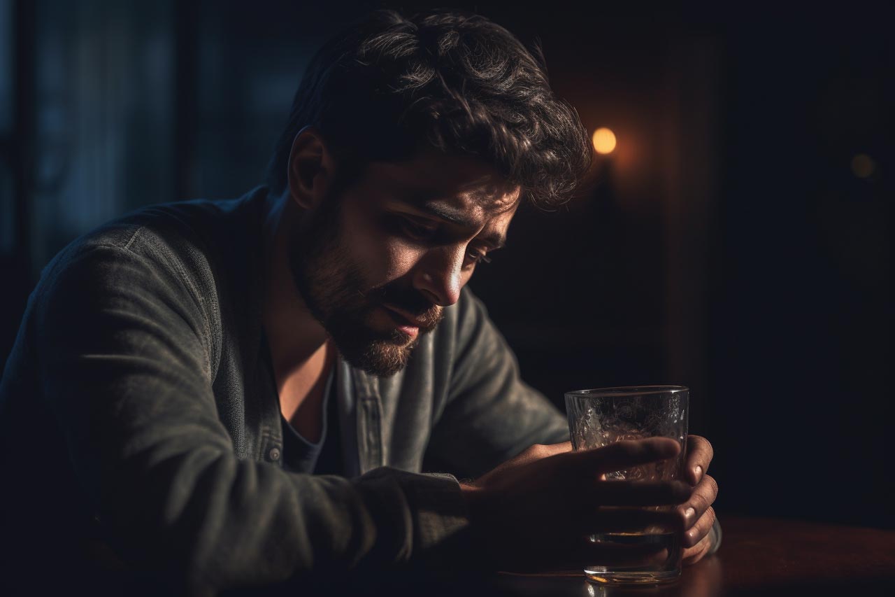 Warum trinken Männer nach einer Trennung?